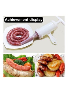 Buy Manual Meat Sausage Filler Stuffer White in UAE