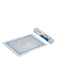 50-Piece Disposable Prayer Mat Set White/Black/Blue 60 x 115cm