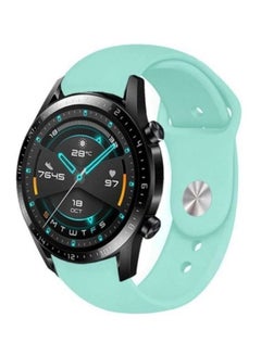 Buy Silicone Replacement Band for Huawei GT2 Watch Turquoise in UAE
