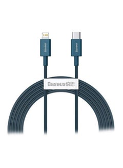 Buy USB C to Lightning-Fast Charging Data Cable PD 20W Superior Series Type-C for Apple iPhone 13 12 11 Pro Max Mini XS X 8 7 6 5 SE iPad and More (2M) Blue in UAE