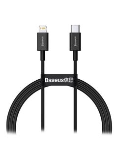 Buy USB C to Lightning-Fast Charging Data Cable PD 20W Superior Series Type-C for Apple iPhone 13 12 11 Pro Max Mini XS X 8 7 6 5 SE iPad and More (1M) Black in UAE