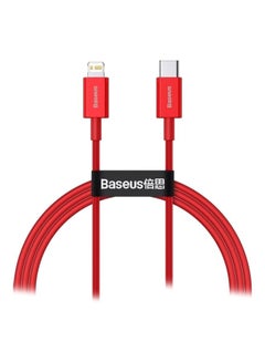 Buy USB C to Lightning Fast Charging Data Cable PD 20W Superior Series Type C for Apple iPhone 14 Pro Max /Plus/13/12/11 Pro Max Mini XS X 8 7 6 5 SE iPad and More 1M Red in Saudi Arabia