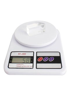 Buy 7Kg/1G Battery Operated Digital Kitchen Scales White in Egypt