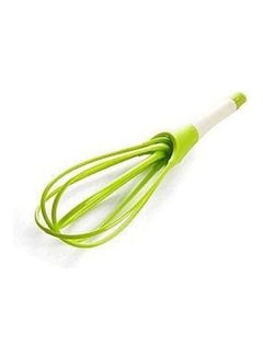 Buy 2 In 1 Silicone Egg Beater Whisk Green in Egypt