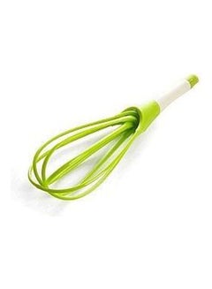 اشتري 2 In 1 Silicone Egg Beater Whisk Green في مصر