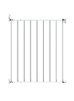 Buy Extendable No Trip Gate, Metal - White in Saudi Arabia