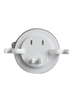 Buy Wall Mounted Electric Toothbrush Holder White 90x37cm in Saudi Arabia