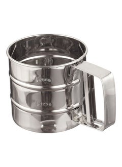 Buy Stainless Steel Manual Sieve With Handle Silver in Egypt