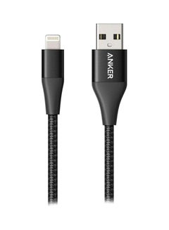 Buy USB Cable With Lighting Connector Black in Saudi Arabia