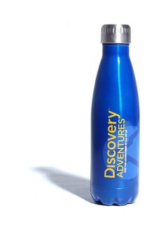 Buy Stainless Steel Thermal Water Bottle 500ml Blue in Saudi Arabia