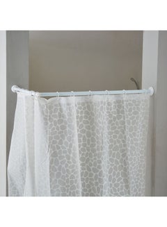 Buy Shower Curtain Pole White in Saudi Arabia