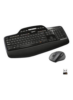 اشتري MK710 Wireless Keyboard and Mouse Combo for Windows, 2.4GHz Advanced Wireless, Wireless Mouse, Multimedia Keys, 3-Year Battery Life, PC/Mac, Arabic أسود في السعودية