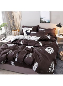 اشتري 4-Piece Bedding Set Brown King في الامارات