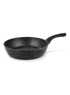 Buy Deep Frying Pan Fiore Series with Aluminum And Non Stick Coating Black 26x6.5cm in UAE