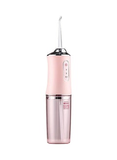 Buy Portable Electric Oral Water Flosser Pink in Saudi Arabia