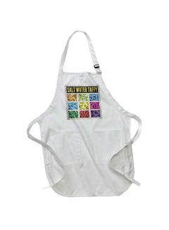 Buy Salt Water Taffy Printed Apron With Pockets White 22 x 24inch in Egypt