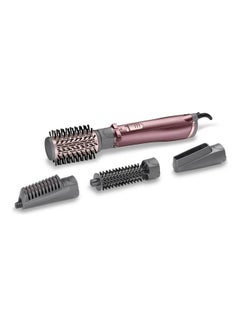 Buy 4 In 1 Rotating Air Styler Brush Potent 1000W Styler For Ultra-Fast Drying Salon Finish With Interchangeable Attachments For Hair Volumizing, Smoothing And Straightening - AS960SDE, Purple Purple 0.85kg in UAE