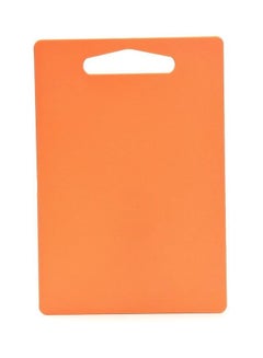 Buy Plastic Cutting Board with Hanging Hole Orange in UAE