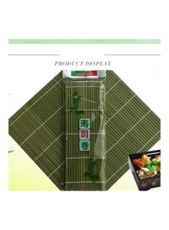 Buy Sushi Bamboo Roller Blind Set Green in Saudi Arabia