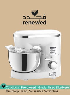 Buy Renewed - Stand Mixer 1000W SM1000-B5 White/Silver in UAE