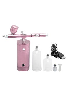 Buy Portable Rechargeable USB Airbrush Kit Pink 19.00X6.00X17.00cm in Saudi Arabia