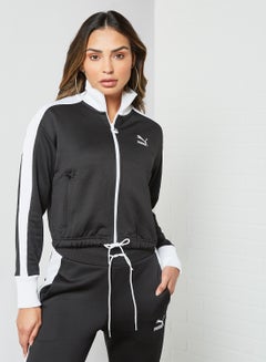 Buy Iconic T7 Crop Jacket Black in UAE