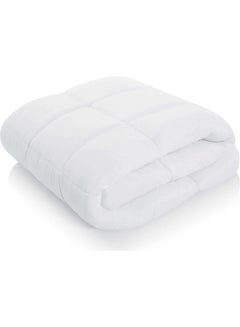 Buy Super Soft Filling Duvet Cover Polyester White 240 x 260cm in Saudi Arabia