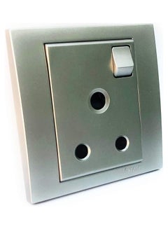 Buy Vivace Switch Socket 15A Silver in UAE