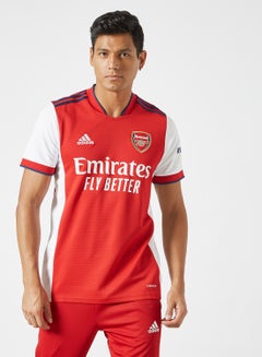 Buy Arsenal FC 21/22 Home Football Jersey White/Red in Saudi Arabia