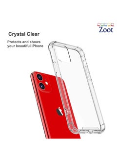 Buy Protective Case Cover with bumper for iPhone 11 Clear in Saudi Arabia