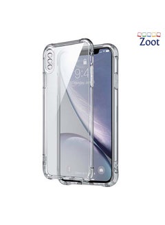 Buy Protective Case Cover with bumper for iPhone XS Max Clear in Saudi Arabia