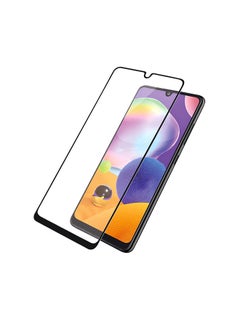 Buy 9D Tempered Glass Screen Protector For Samsung Galaxy A32 4G Black/Clear in Saudi Arabia