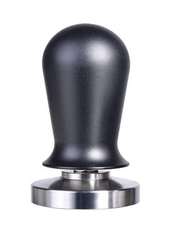 اشتري Coffee Tamper Calibrated With Pressure Base Black/Silver في السعودية