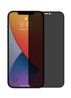 Buy Privacy Anti-Spy Tempered Glass Screen Protector For Apple iPhone X And XS Black in UAE