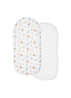 Buy Fitted Sheets 2 Piece Set For Baby Hug, Little Animals in UAE