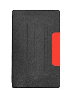 Buy Folio Flip Case Cover 10.1-inch for Huawei MatePad T10/T10s Black/Red in UAE