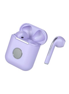 اشتري Wireless BT Ergonomic Semi-In-Ear Headphones Purple في الامارات