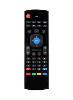 Buy MX3 L 3 In 1 2.4GHz Mini Wireless Air Mouse QWERTY Keyboard IR Remote Combo With Receiver Black in UAE