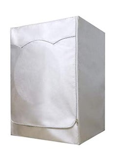 Buy Coating Oxford Waterproof Washing Machine Cover Silver 58x65cm in UAE