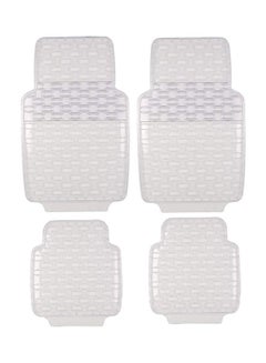 اشتري 4-Piece Durable Washable Max Protector Car Floor Mat Set في الامارات