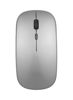 Buy Bluetooth 5.0 Wireless Slim Rechargeable Mouse Grey in Saudi Arabia