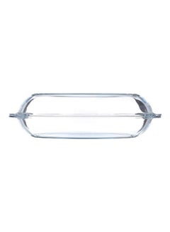 اشتري Glass Borcam Oval Casserole With Cover Clear في الامارات