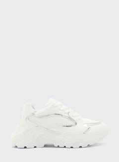 Buy 1 Pair Chunky Sneakers White in Saudi Arabia