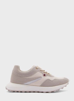 Buy Anti-Skid Retro Casual Sneakers Beige in Saudi Arabia