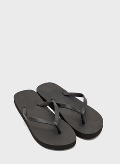 Buy Plain Flip Flop Black in UAE