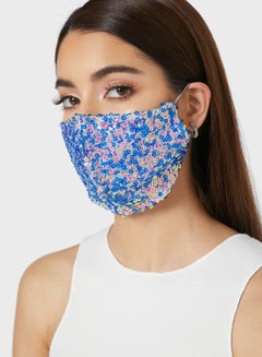 Buy Color Sequins Mask Multicolour in UAE