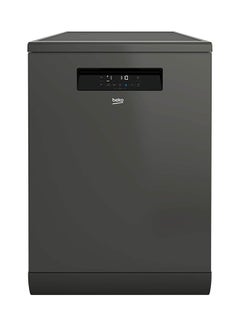 Buy 15 Place Settings Free Standing Dishwasher, 9 programme, , IonGuard Feature 0.8 kW DFN39533G Manhattan Gray in UAE
