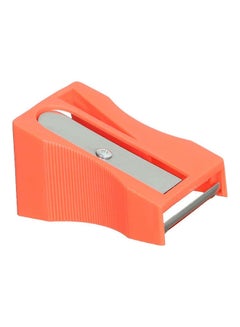 اشتري Plastic Sharpener-Shape Carrot Peeler With Sharp Stainless Steel Blade Orange في مصر