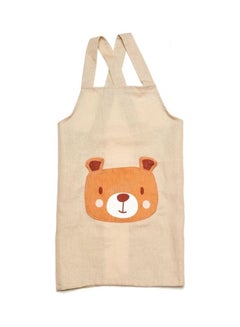 Buy Bear Linen Apron Multicolour 46 x 48cm in Egypt