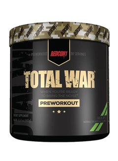 اشتري Total War Pre Workout Dietary Supplement, Green Apple, 30 servings في الامارات